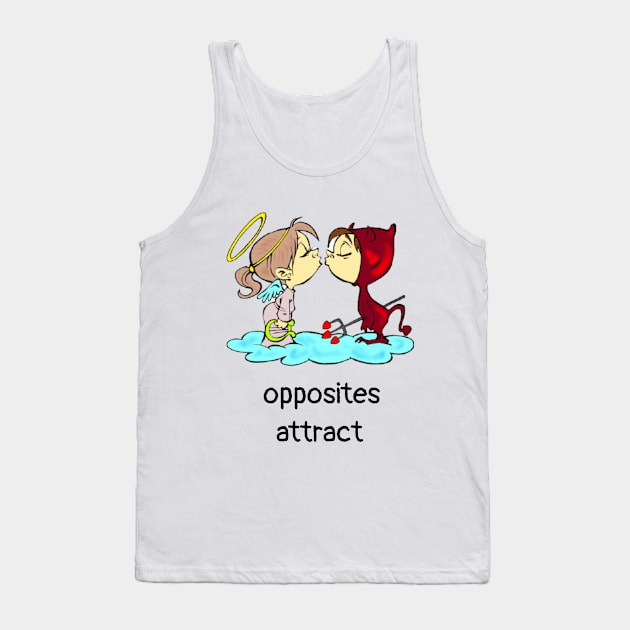 opposites attract Tank Top by VeryOK